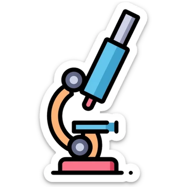 laboratory microscope sticker