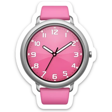 reloj de arena rosado sticker
