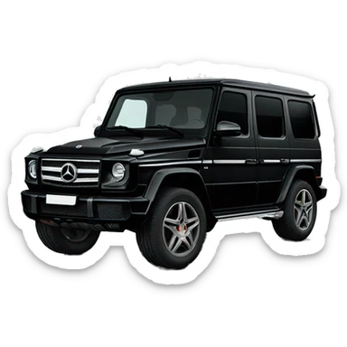 Black G-class sticker