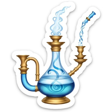 Pot  hookah sticker