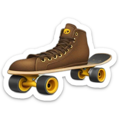 skate made out of tortoise sticker