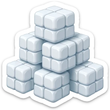sugar cubes sticker