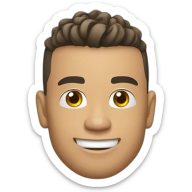 Ronaldo qui gagne la coupe du monde sticker