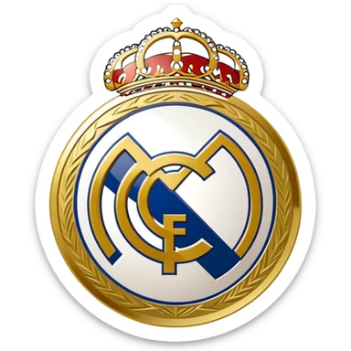 real madrid escudo sticker