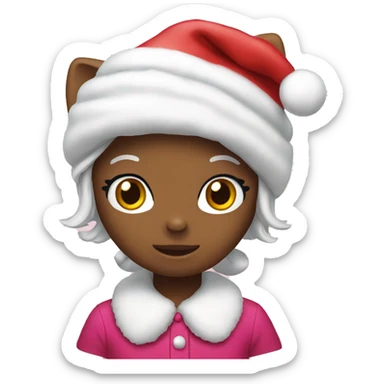 Christmas hello kitty  sticker