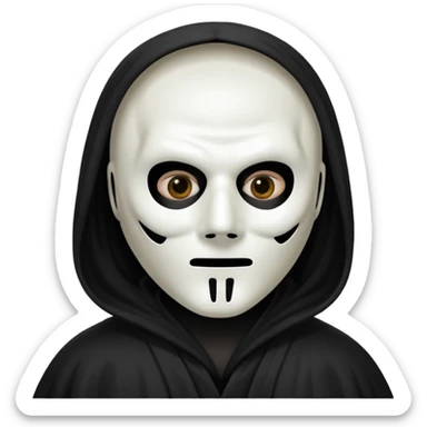 ghostface from scream sticker
