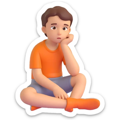 single thinking children sticker