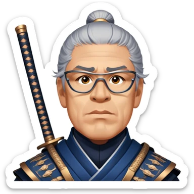 Vigilant Samurai sticker