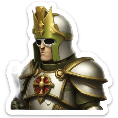 Pope doomguy sticker
