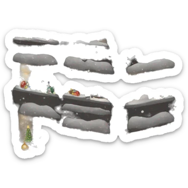 NYC in Christmas  sticker