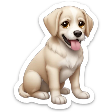Perro amoroso sticker