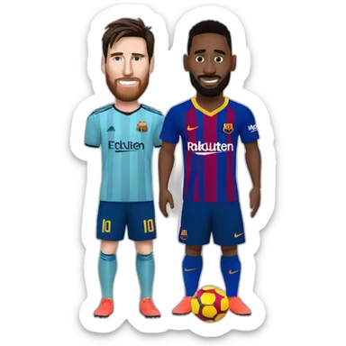 messi with a mate sticker