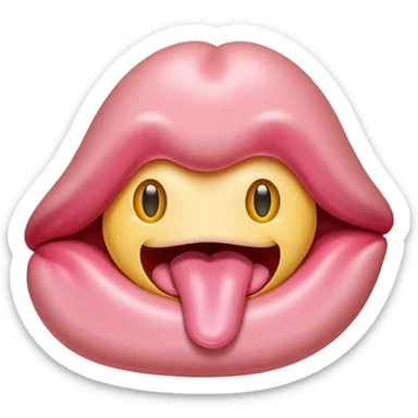  Tong tongue, sah⑧oor sticker