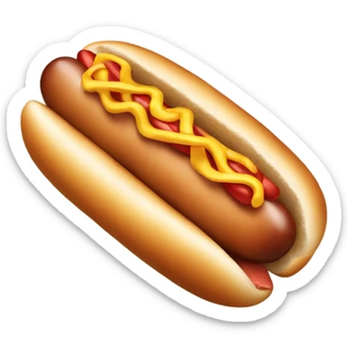 Hot dog  sticker