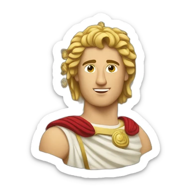 Alexander the great sticker