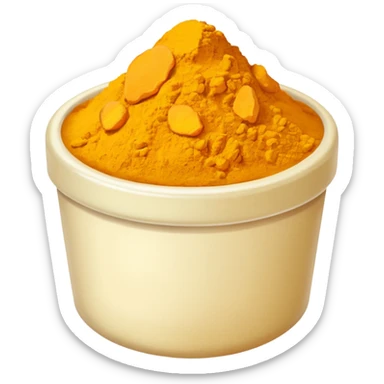 turmeric pouder sticker