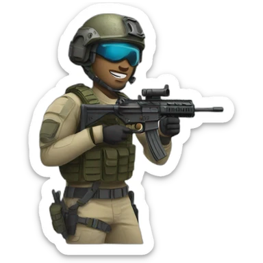 microsoft mvp playing airsoft sticker