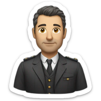 A man who's is Forster  sticker