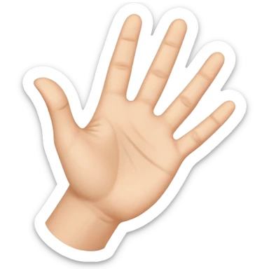 free ad, open hand offering sticker