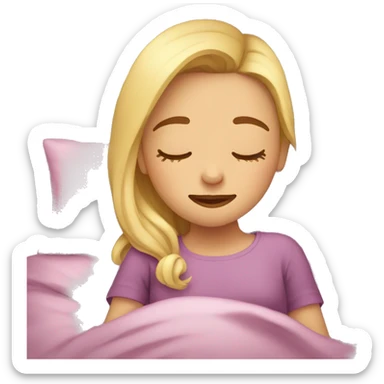 girl sleep in będziemy sticker