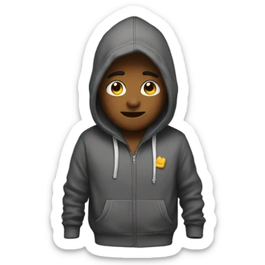 HOODIE wrote bl lt  sticker