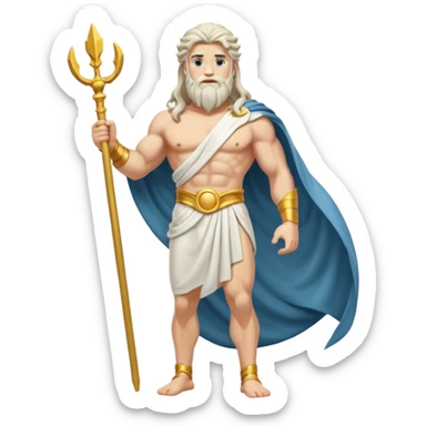 fullbody god zeus sticker