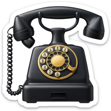 Telephone sticker