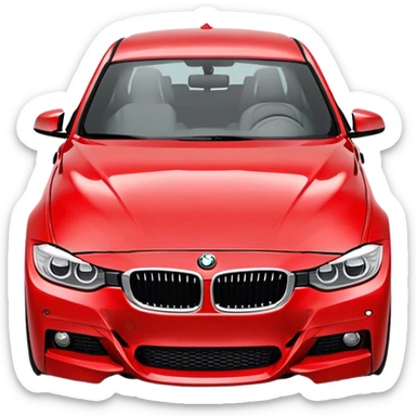  Red bmw 335xi f30 sticker