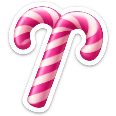 Pink Candycane sticker
