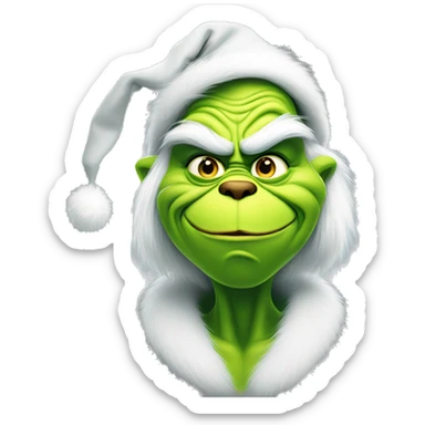 Grinch new year happy sticker