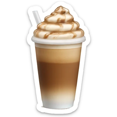 iced coffe latte aesthetic sticker
