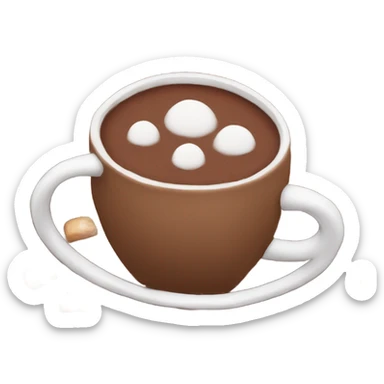Hot cocoa bombs sticker