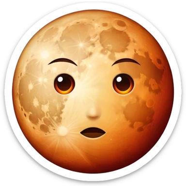 Lunar eclipse sticker