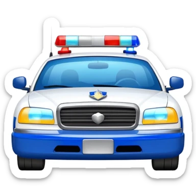 police car sticker