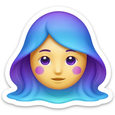 An emoji for mental wellness, calming, mystical for Reclaim sticker