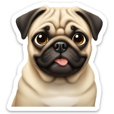 Pug sticker
