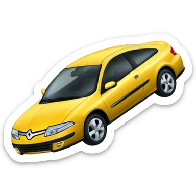 One Renault Laguna Coupe V6 sticker