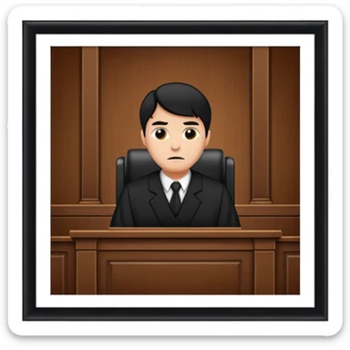 Court martial  sticker