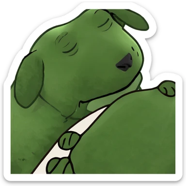 Cane che dorme sticker