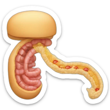 digestive system pixel model png sticker