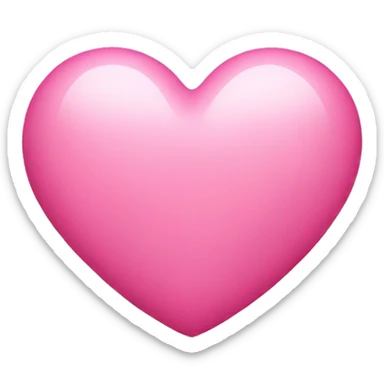 pink heart sticker