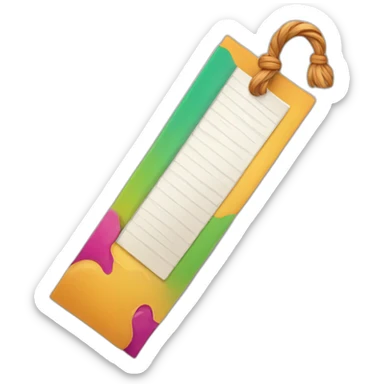 bookmark label sticker