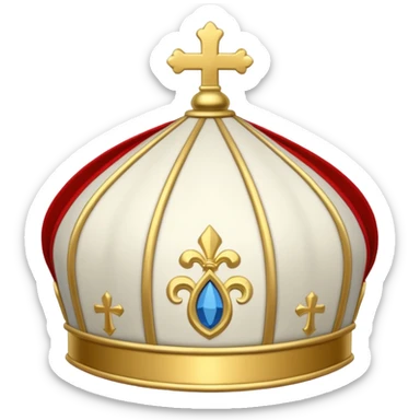 Make me a archbishop mitre I want a catholic mitre don’T put a human just the hat  sticker