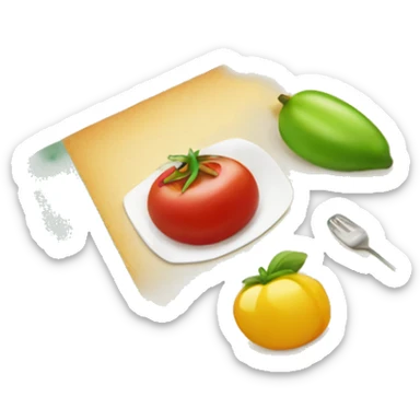 recipes book sticker