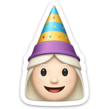 An emoji that is among us related sticker