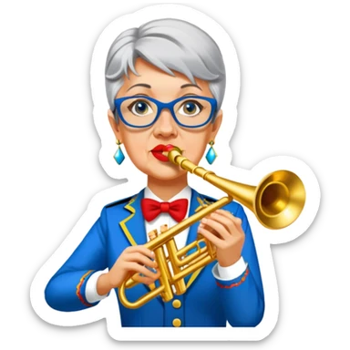 Mariachi Trumpet Player sticker