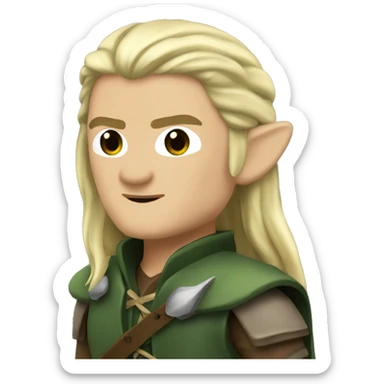 legolas rogue sticker