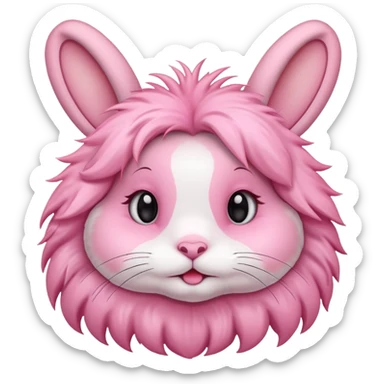 Pinky rabbitt sticker