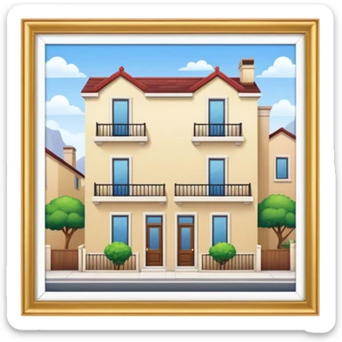 two-bedroom townhouse sticker