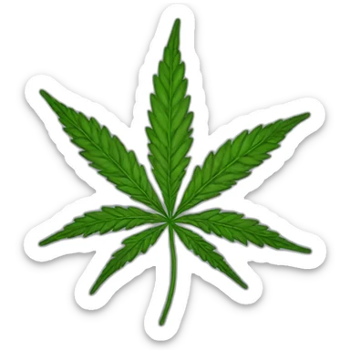 marijuana sticker